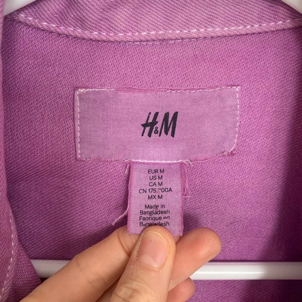 H&M Upcycled Denim Jacket - Picture 4 of 5